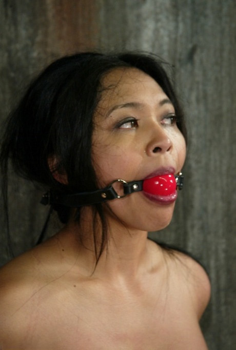 Beautiful Asian MILF Mika Tan gets masturbated with a vibrator in bondage
